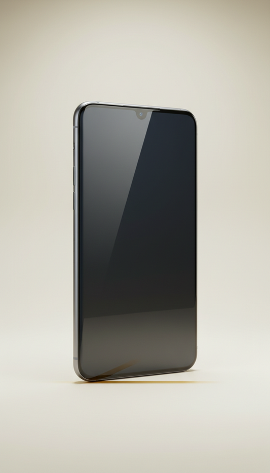 Smartphone premium com acabamento em vidro